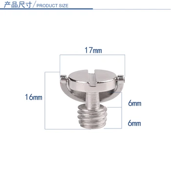 F008 3/8 Accessories Release CRing Dslr for the Tripod Monopod Stainless Steel Camera Screw detail image