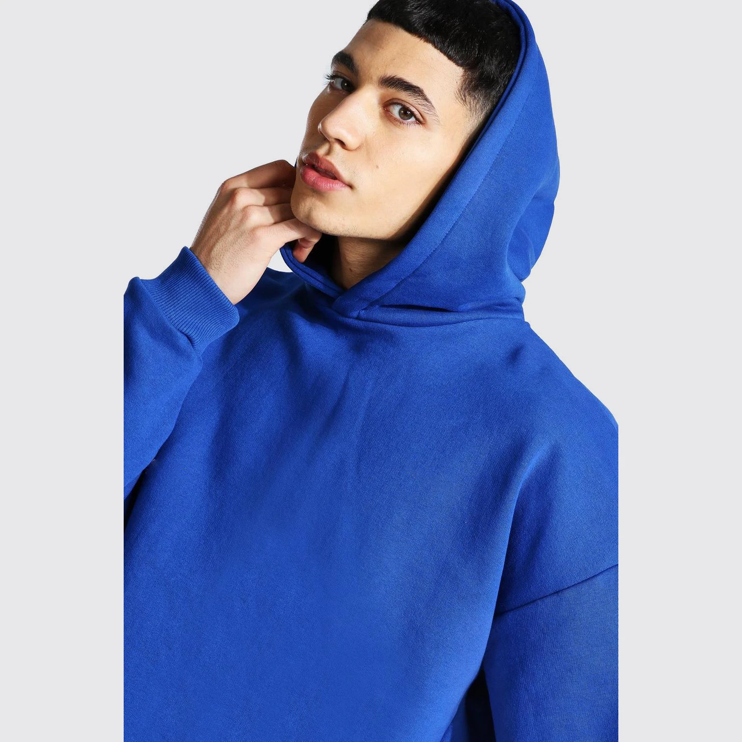 No Pocket String Cordless Pocketless Hoodie Unisex French Terry Plain