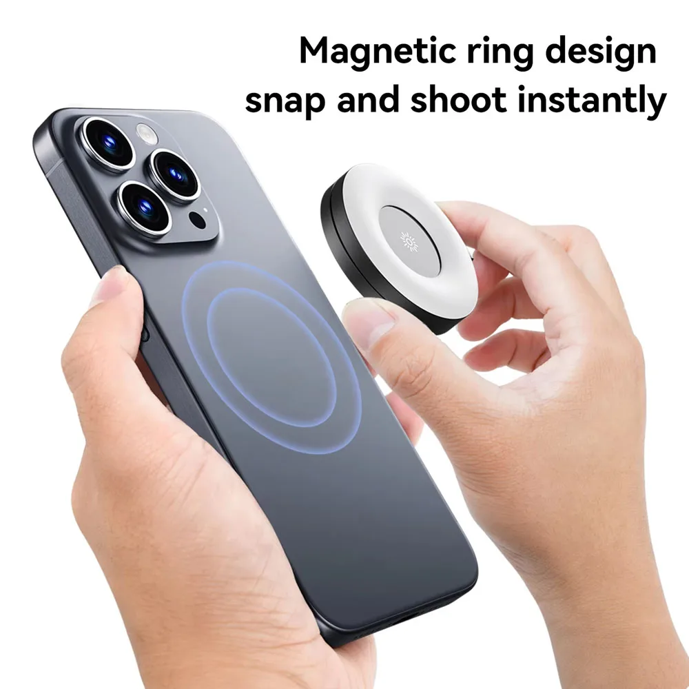 Magnetic Selfie Light Rechargeable Reversible Design Fill Light