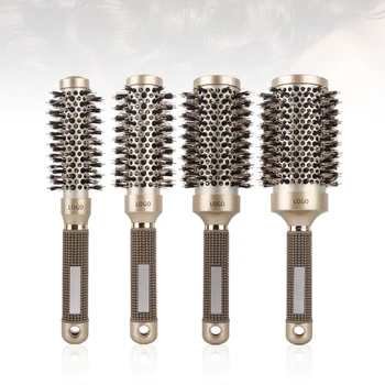 Wholesale Heat-resistant ceramics Hair Styling Combs Curly Hair Comb Heat Resistant Curly Hair Roller Brush for  SHANGZIYI