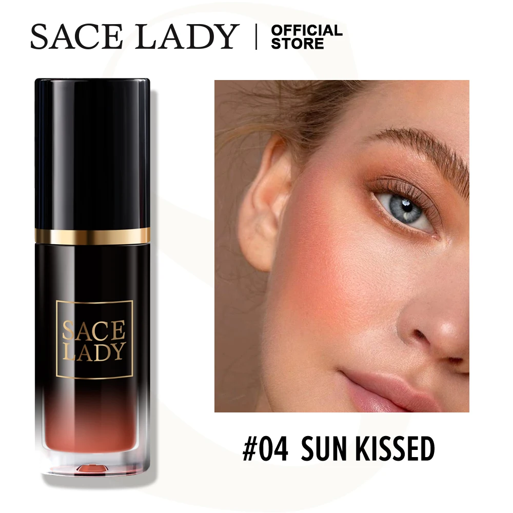 SACE LADY жидкие румяна для макияжа натуральные легкие розовые румяна фирменная марка Кремовые румяна 5 видов цветов 6 мл SL276