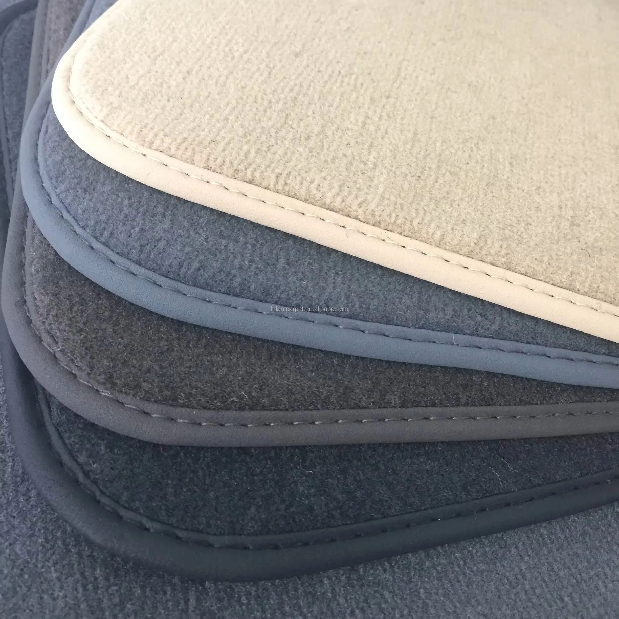 modern car non-slip mat PVC/TPR backing car floor mats factory