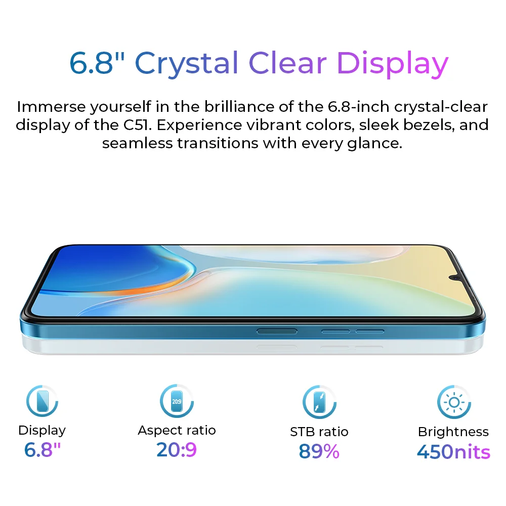 OUKITEL C51 18GB RAM 128GB ブルーSimフリー Amazon | OUKITEL C51 SIMフリー スマホ 本体 18GB RAM+128GB