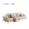 2.1 meters for three people
