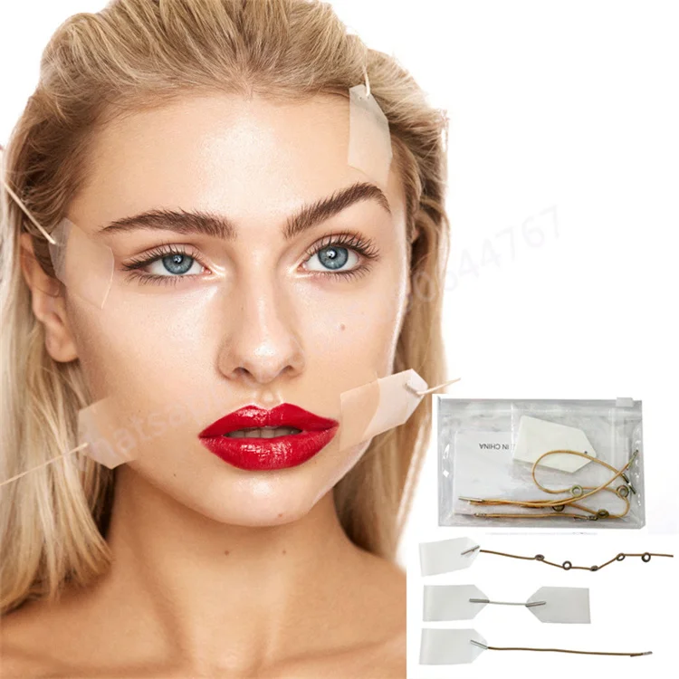 Face Lift Tapes 40Pcs Women Face Label Lift Up Chin Adhesive Tape Beauty UK