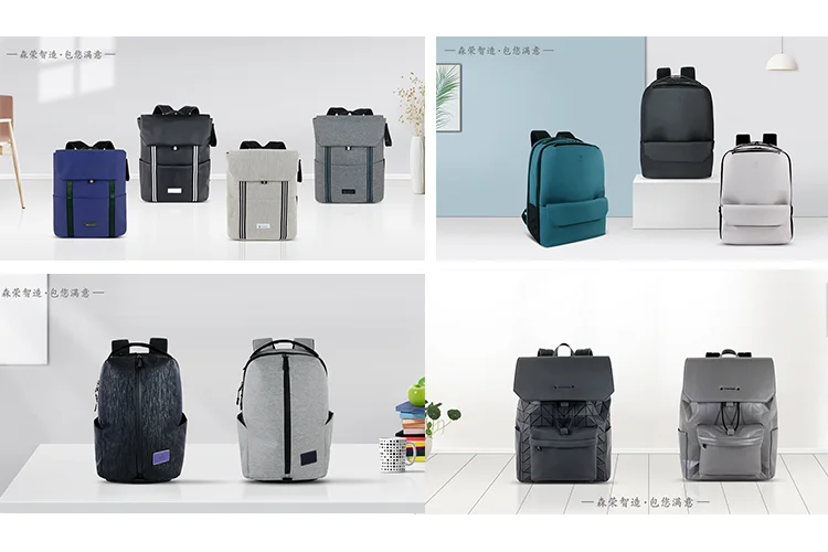 RPET Travel Laptop Backpack Water Resistant College Bag Computer Bag Gifts for Men & Women