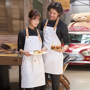 2026 Christmas New Year Holiday Theme Home Kitchen Bib Apron 35% Cotton Waterproof Autumn Design Sleaved Sleeveless Fashionable