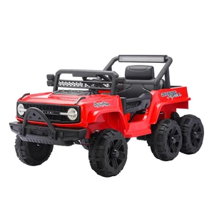 Electric 12V 4x4 Kids Car Six-Wheel Ride-on Toy 2.4G Remote Control Battery-Powered Plastic Six-Wheel Ride-on Toy for Children