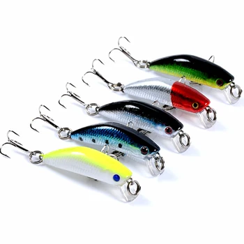 4.5cm/2.8g Artificial Hard Crankbait Crank Fishing Sinking Minnow for Saltwater Freshwater – Minnow – view 3