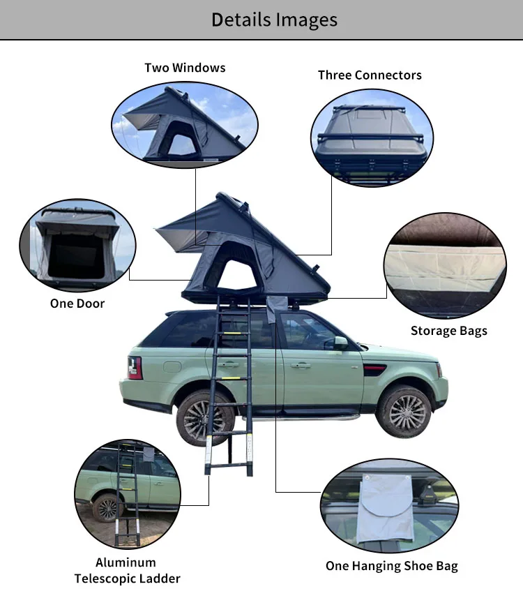 2022 New Style Aluminum Hard Shell Roof Top Car Rooftop Tent For Sale ...