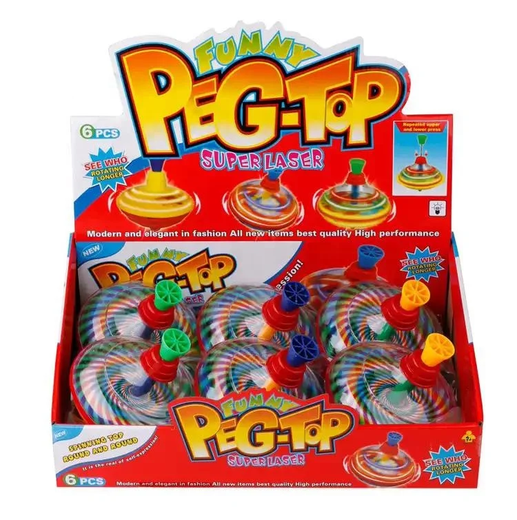 Классический Узор, светящийся вращающийся верх, игрушка, ручной вытяжной гироскоп, пластиковый детский ручной Спиннер, гироскоп, развивающие игрушки