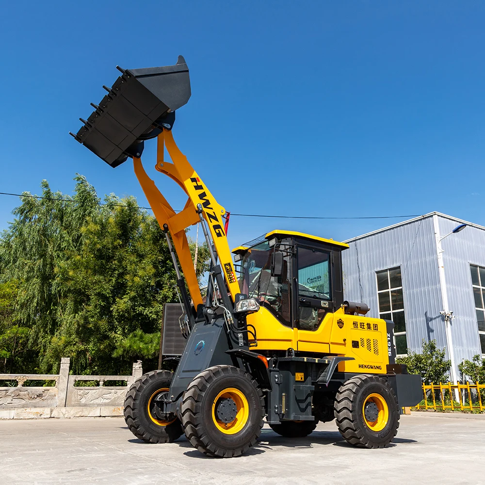 CE Certified Mini Wheel Loader 1-2 Ton