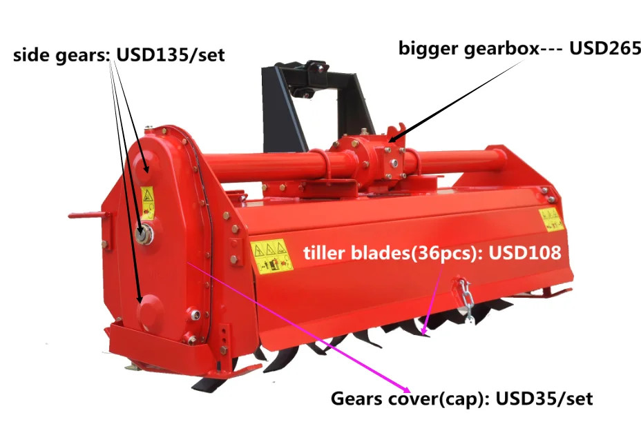 Tractor Heavy Rotavator Rotocultivator