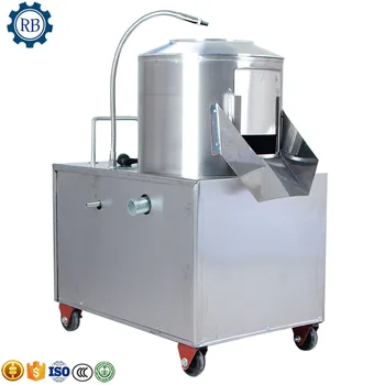 Factory Price Automatic Cassava/Potato Peeling Cutting Machine/ Kitchen Equipment Fashioned Industrial Potato Peeling Machine