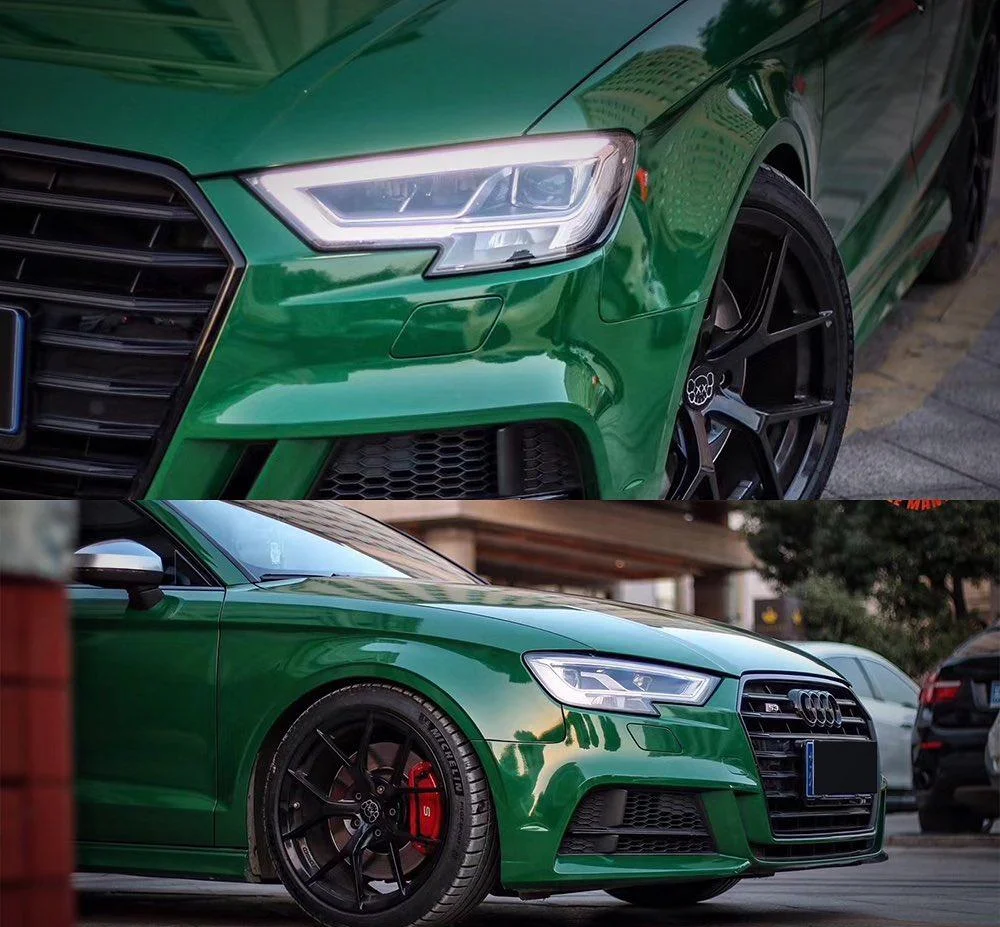 Глянцевая цветная Автомобильная фольга, без пузырьков воздуха, премиум-класса, виниловая пленка для автомобиля, рулон бумаги, Виниловая наклейка для автомобиля