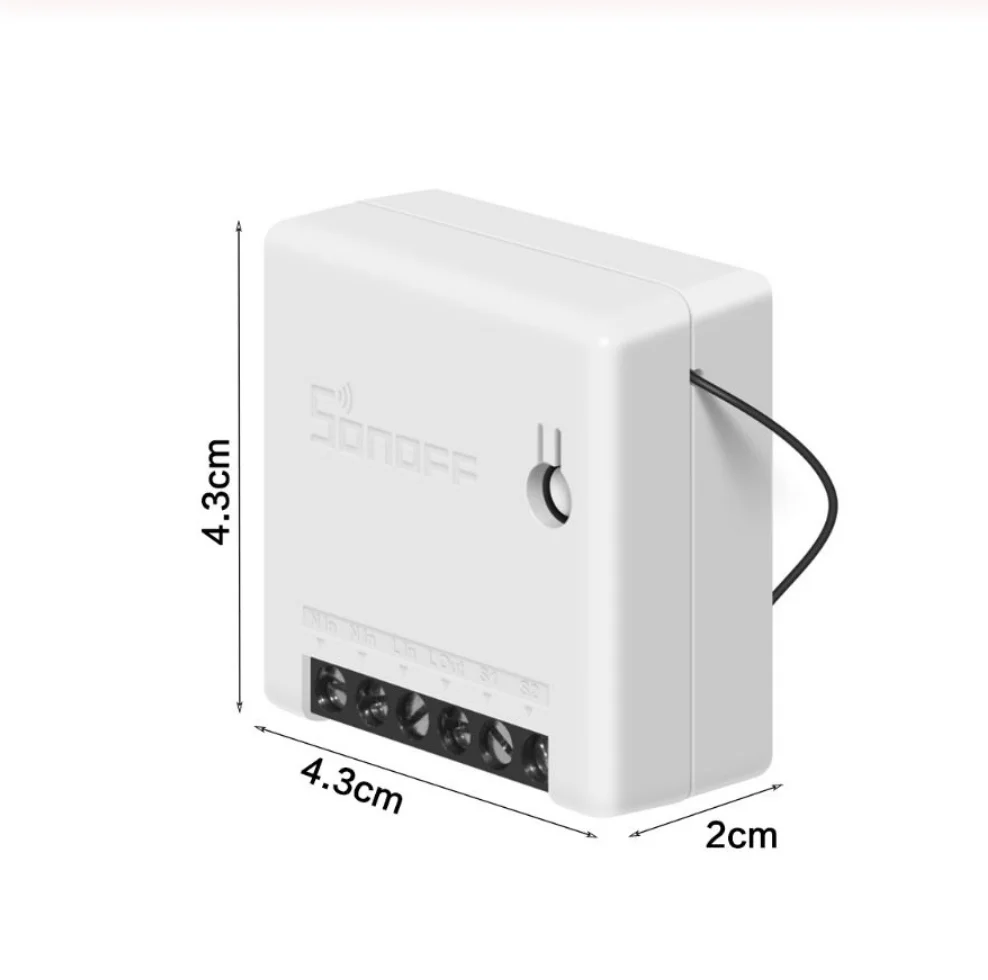 1-10pcs Sonoff Mini R2 Diy Smart Wifi Switch 2 Way Sonoff