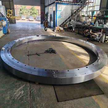 Made in China large diameter slewing bearing four point contact ball toothless slewing ring