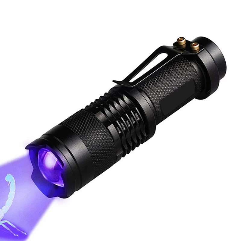 purple light torch