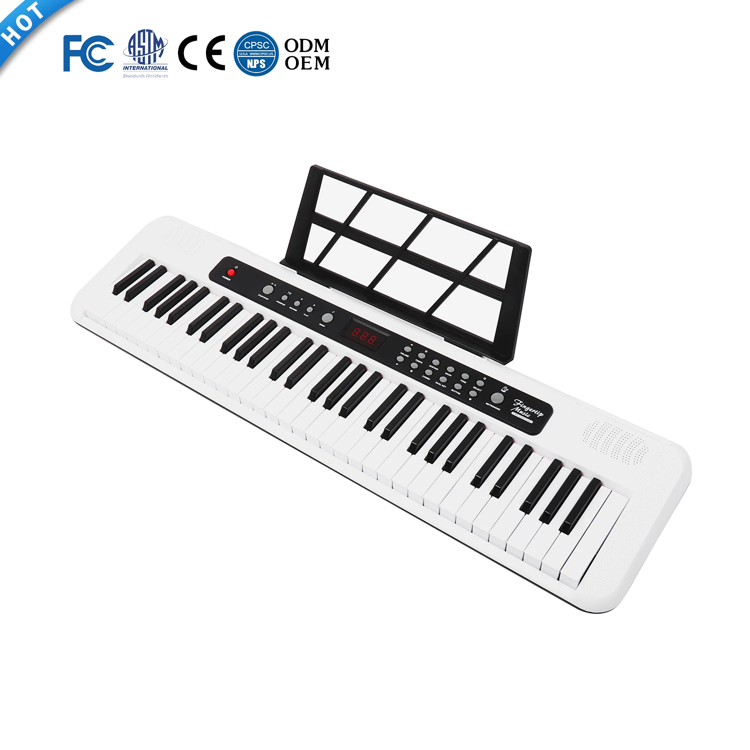 Digital piano マイク 付き キーボード ピアノ 画像 電子キーボード 61