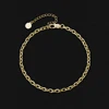 4mm Gold Cable Anklet