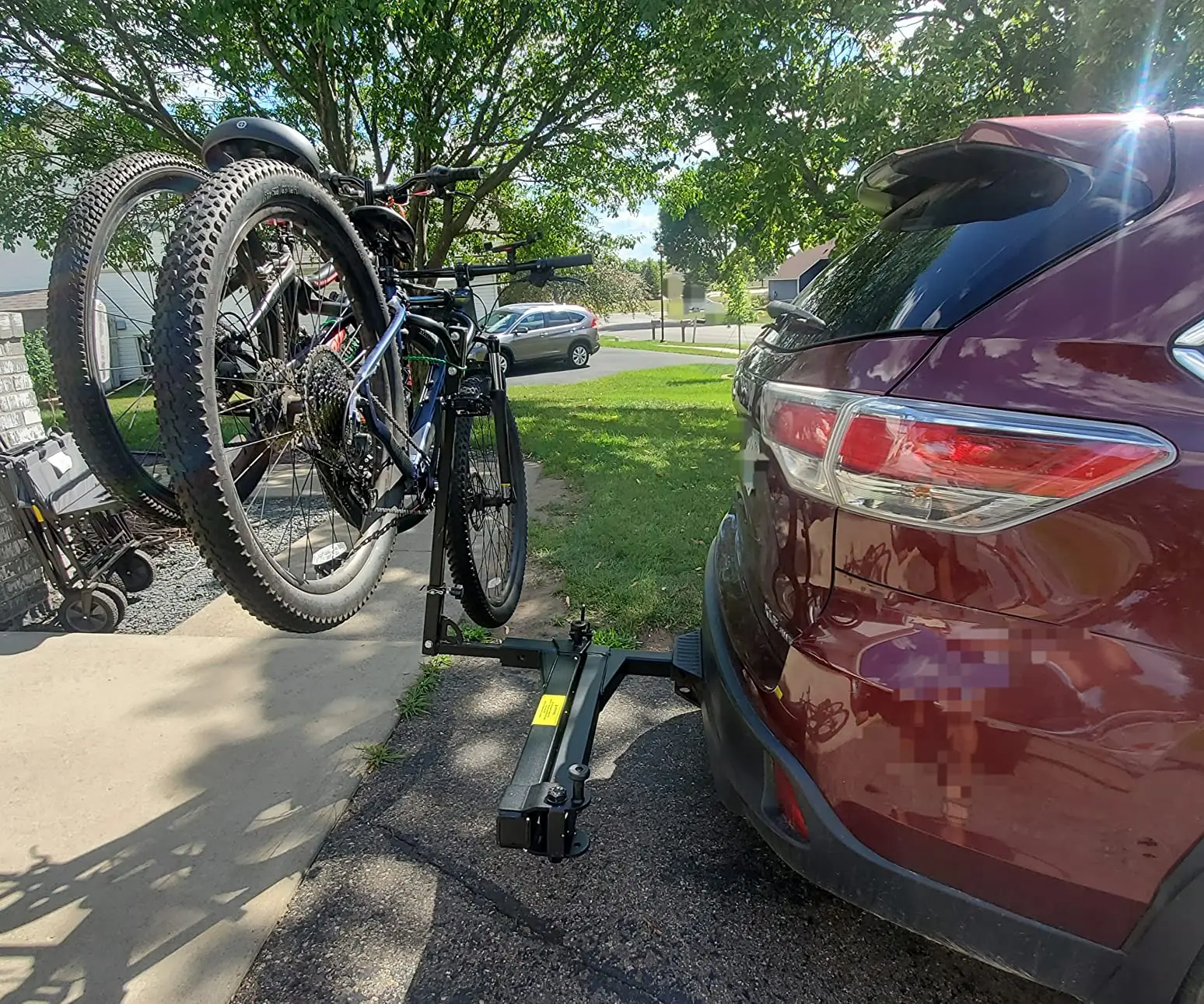 Mumaren Swing Away Hitch Adapter,90degree Swing Away Arm,Fits For 2