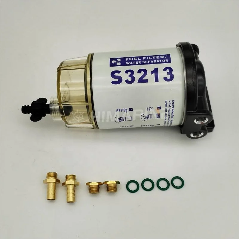 Fuel Filter S3213 Water Separator Fuel Filter Housing Marine Diesel Engine Fuel Water Separator