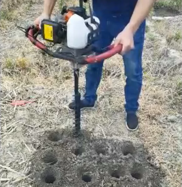 Hcp Earth Drill Earth Boring Auger For Earth Hole Digging Pole Digging