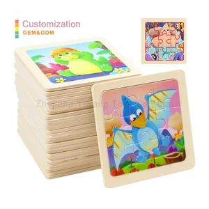 48 Designs Wooden Puzzle Boards Jigsaw Puzzles for Preschool Children Early Education 1-3 Year Old Boy Girl Jigsaw Puzzles Toys