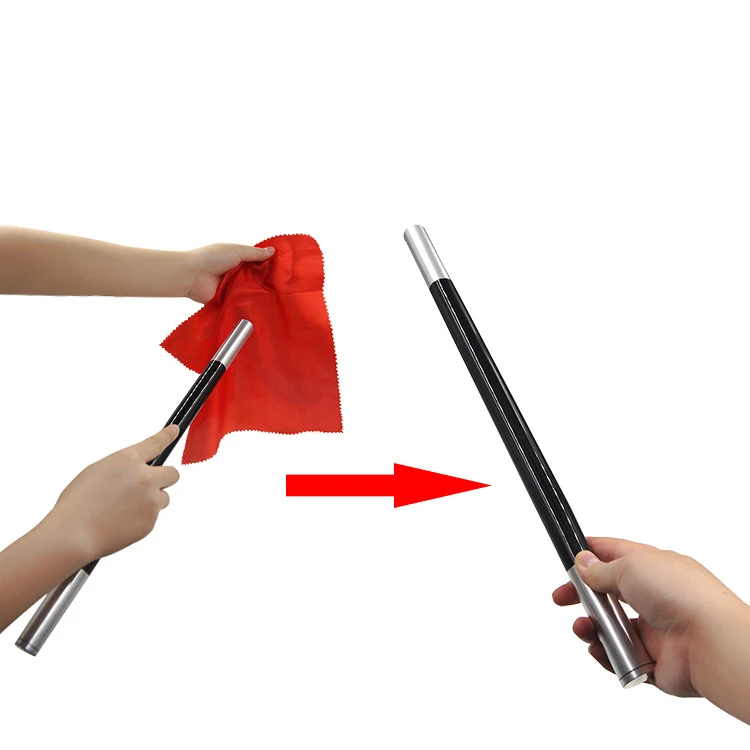 Vanishing Silk Cane Magic Tricks Magic Promotional Custom Smart Illusions Magic Wand Trick Prop