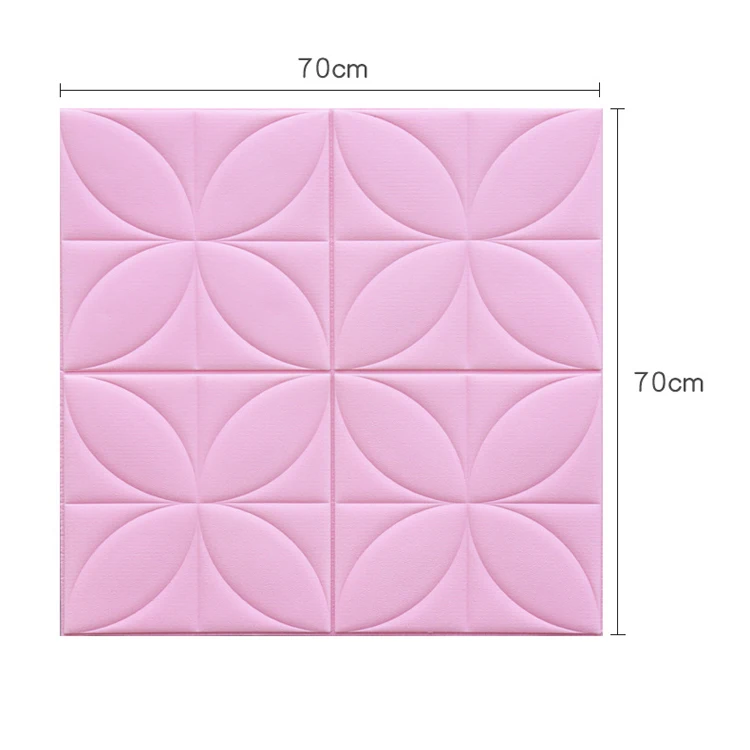 High Quality 3d Foam Decorative Wall Panel Self Adhesive 4d Room Wallpaper
