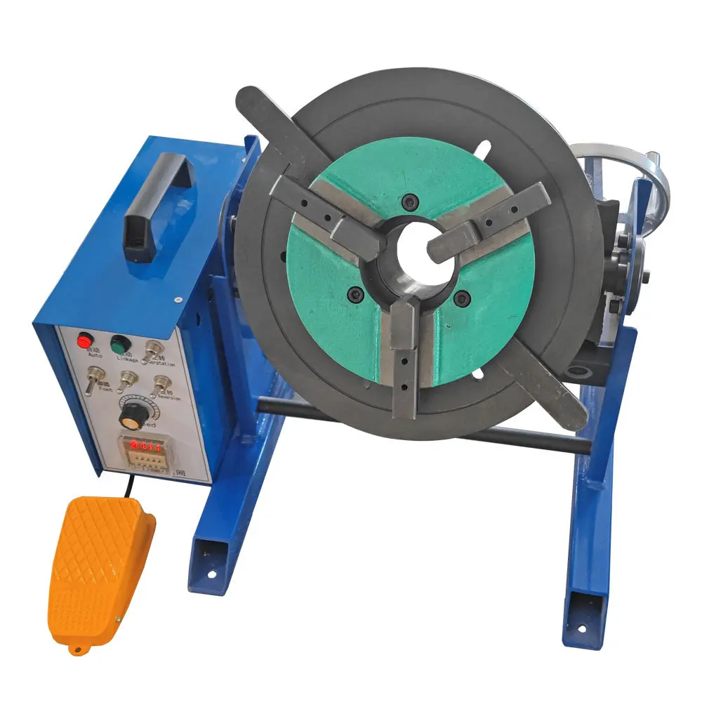 New 100kg Welding Rotary Positioner Table with Motor Stepper Welding Rotating Positioner