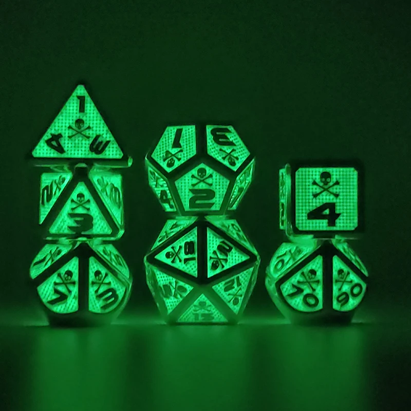 Dnd Metal Dice Set For Dungeons And Dragons,D&d Dice Rpg Polyhedral For ...