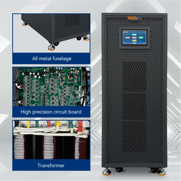 Industrial 3 Phase UPS 10KVA Online UPS 10 KVA  15KVA 20KVA 30KVA 40KVA 50KVA 60KVA 100KVA 120KVA 150KVA UPS Backup Power Supply