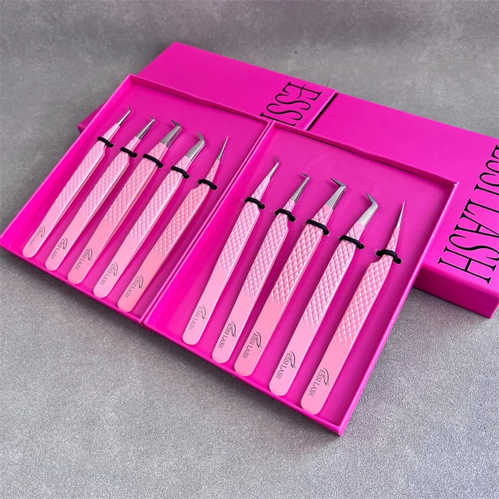 Custom Cardboard Box Packing For Eyelash Tweezers Fiber Tip Eyelash