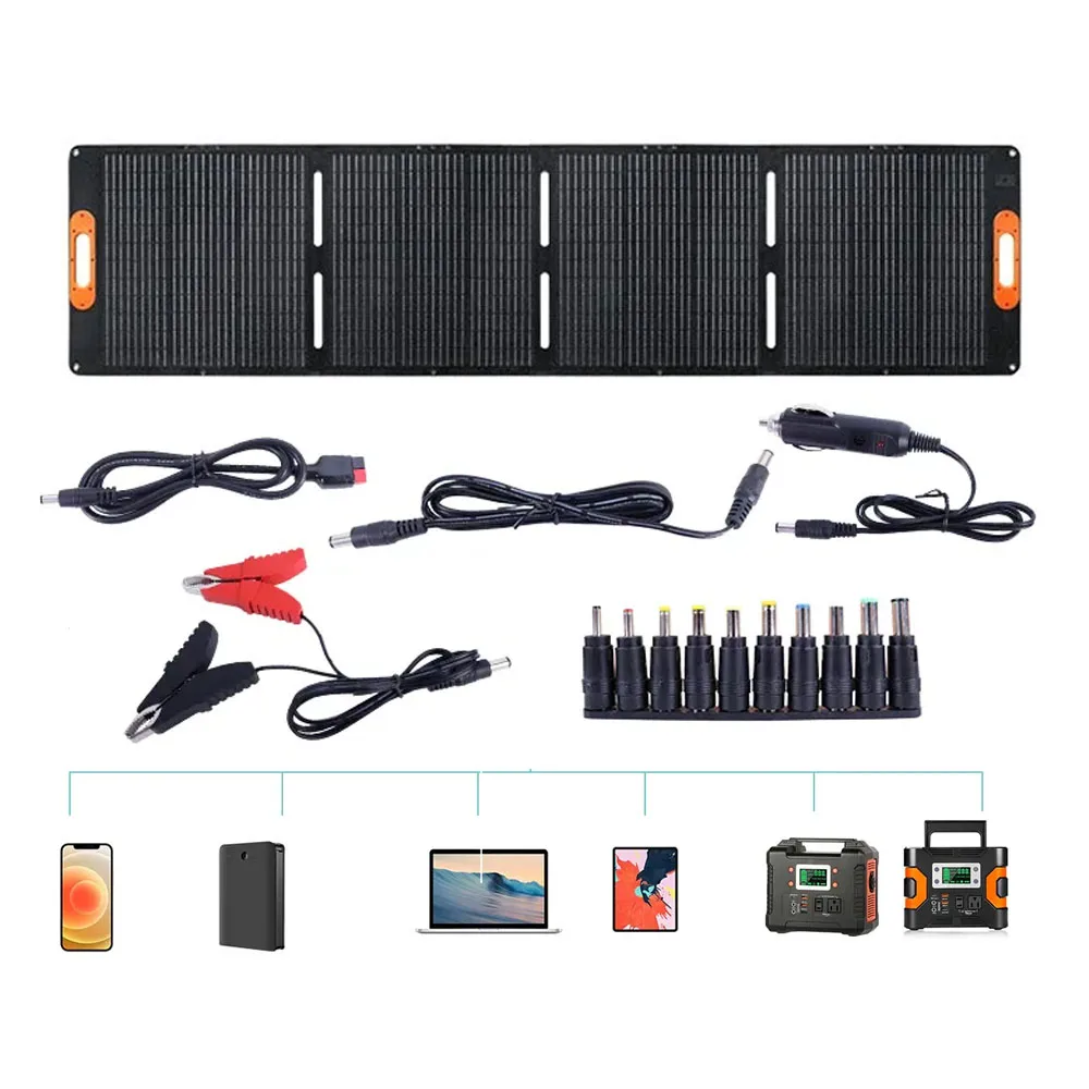100 Watt Portable And Foldable Solar Panel Chargers For Camping - Buy ...
