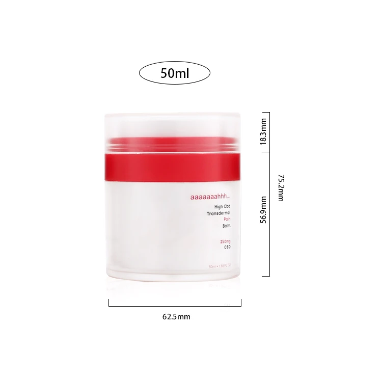Cosmetic Jars And Bottles 15g 30g 50g Round Cosmetic Plastic Vacuum Packaging Bottle Lotion Face Cream Acrylic Pump Container Jars With White Cap