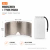Grey  Titanium Roll Windscreen+Tyvek Pouch