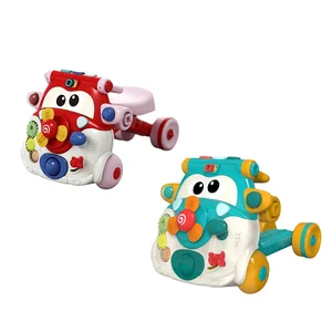 ITTL 3 in 1 Baby Walker Can Be Scooter and Slider Car Early Activity Center 3 in 1 Baby Push Walker Learning