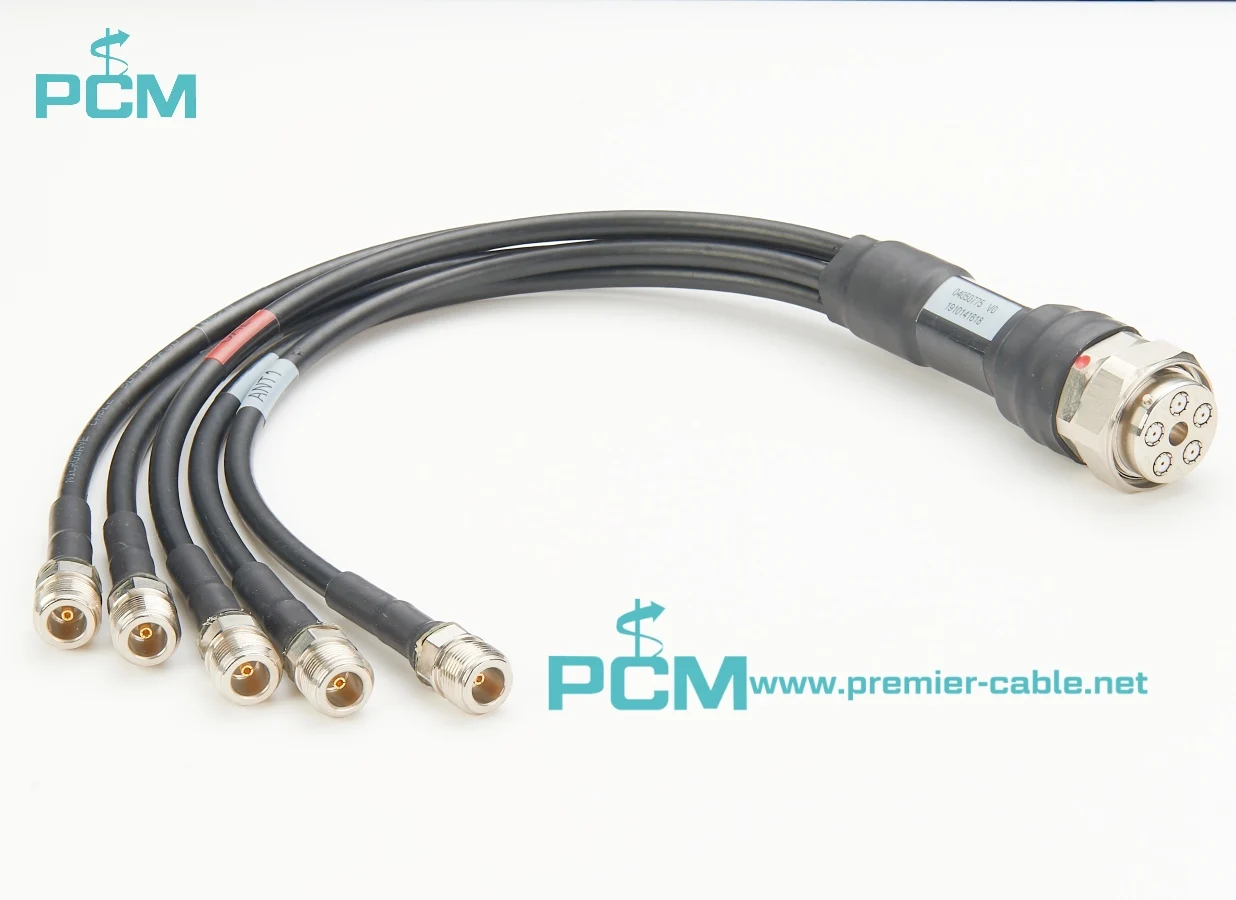 Cluster Jumper Cable Multi Coax Connector RF Cable manufacture