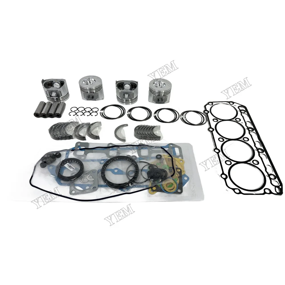For Yanmar 4TN82 Overhaul Re-ring Kit Engine Part Engine Piston Ring Gasket