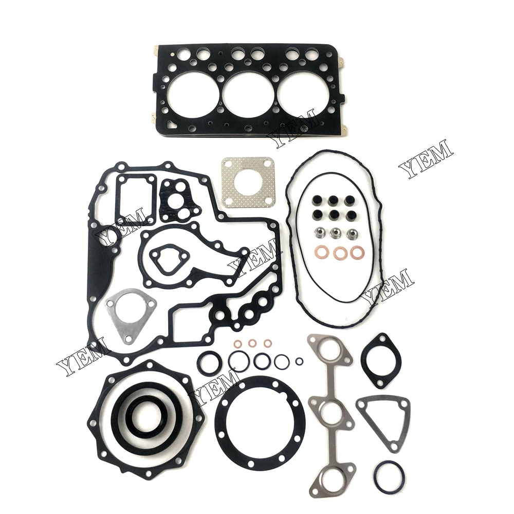 Complete Gasket Set With Head Gasket Fit for Kubota D662