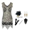 Oro [Conjunto de vestido de cinco piezas con accesorios]