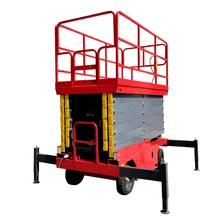 4-18m hydraulic shear lift small self-propelled mobile high-altitude operation platform for sale