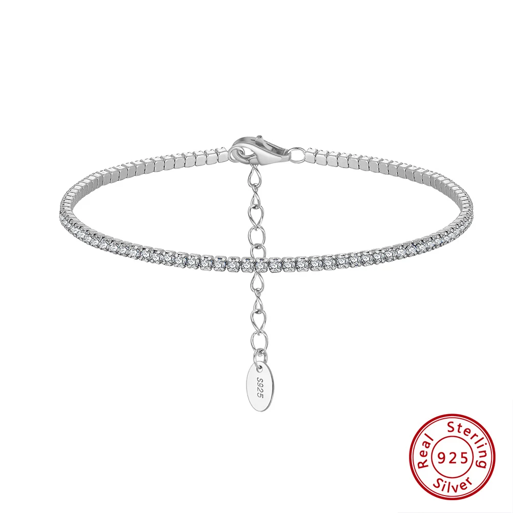 white zirconia bracelet