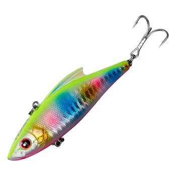 CHEERY Sea Bass Crank Minnow Lure Vib Rattle Hard Bait with Hooks Plastic Deep Sea Fishing Tackle – Minnow – view 4