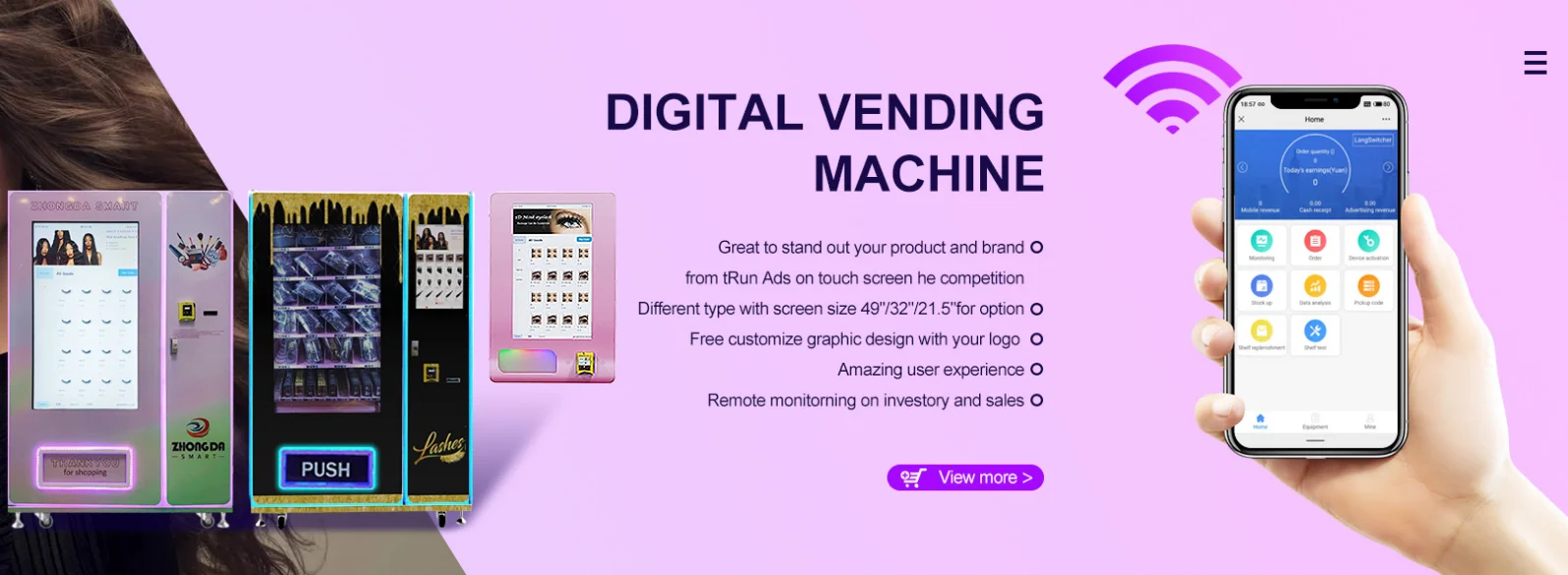 Wholesale Automatic Clothing Vending Machine With Free Custom Design
