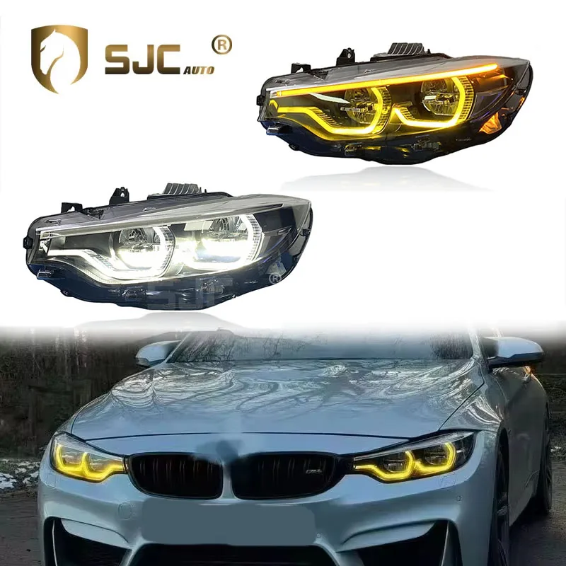 Conjunto de faros LED duales SJC para BMW 4Series F32 F82 2013-20