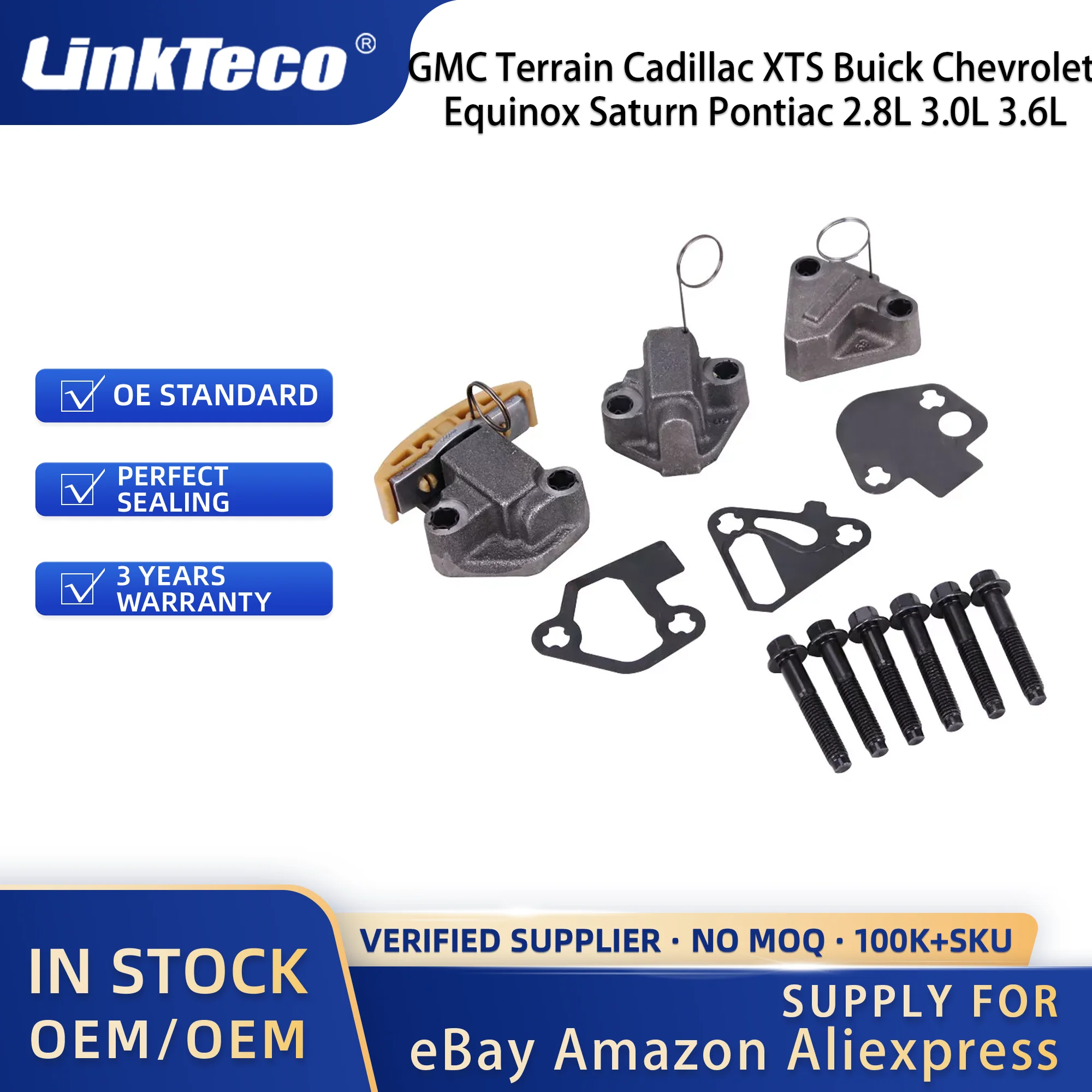 Alibaba.com: Linkteco 12609262 Timing Chain Kit for 2.8L 3.0L 3.6L ...