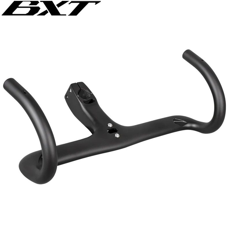 BXT Carbon Road Integrated Handlebars - 400mm Aero Shaping