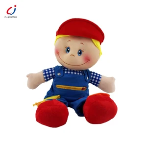 Chengji 20 Inch Dolls Learning Cloth Puzzle Handmade Educational Toy Toddlers Cotton Baby Doll Toy